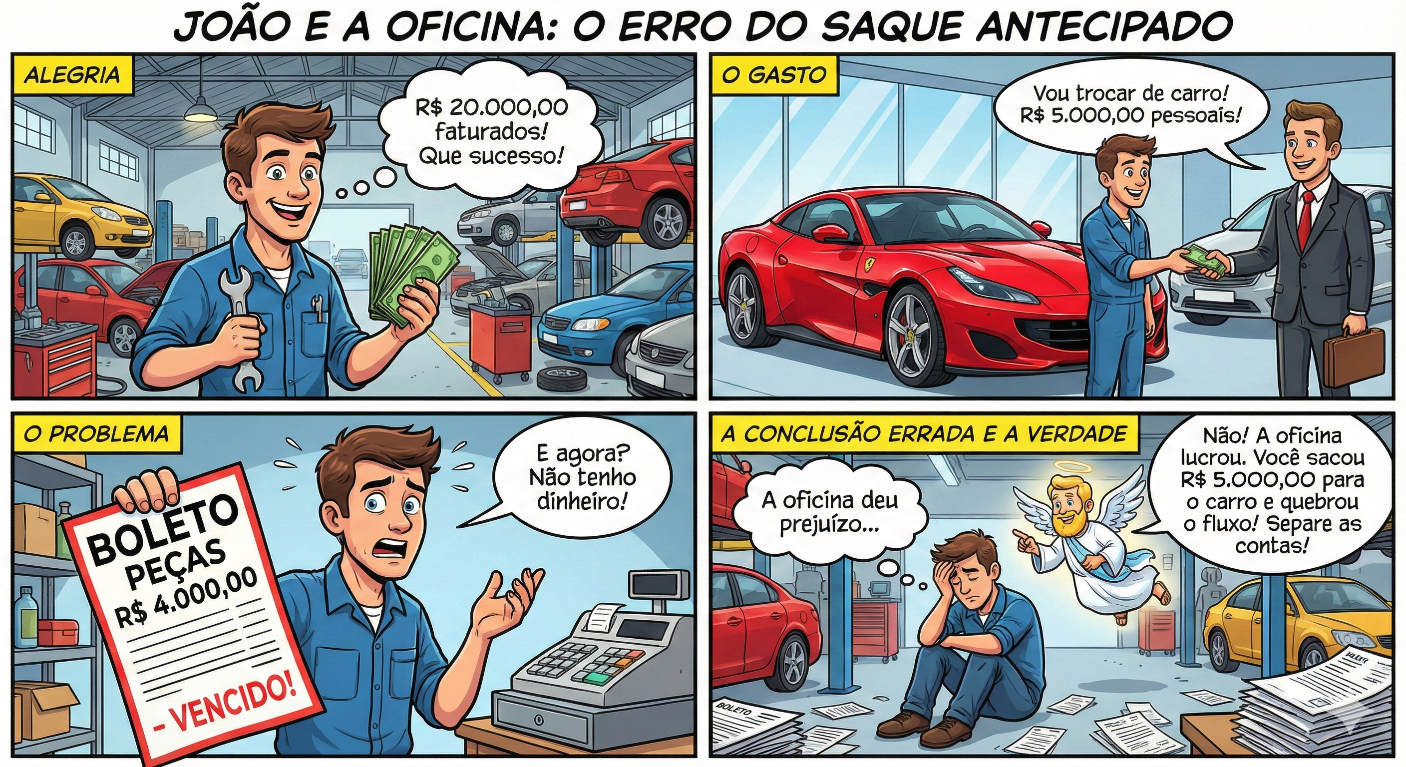 HQ: João e a Oficina - O Erro do Saque Antecipado