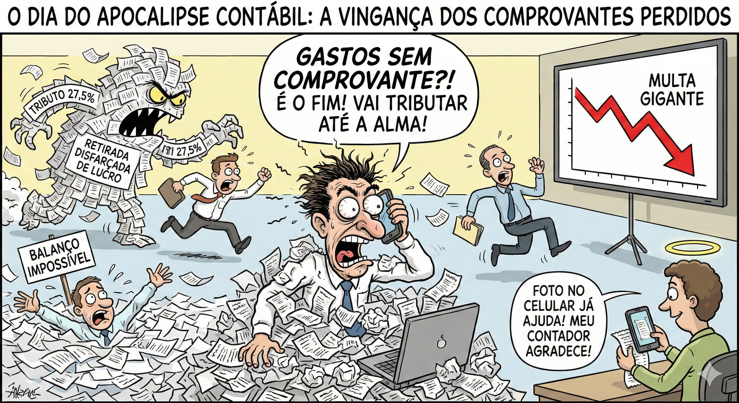 O Dia do Apocalipse Contábil: A Vingança dos Gastos sem Comprovante
